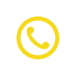 Emoticono de teléfono Xacias en amarillo
