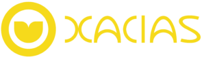 Nombre y símbolo de Xacias en amarillo